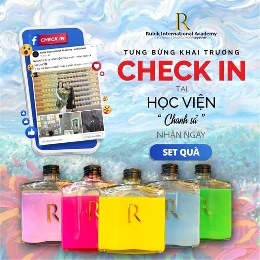 [Rubik Art] Chương trình check-in nhận quà cực hot