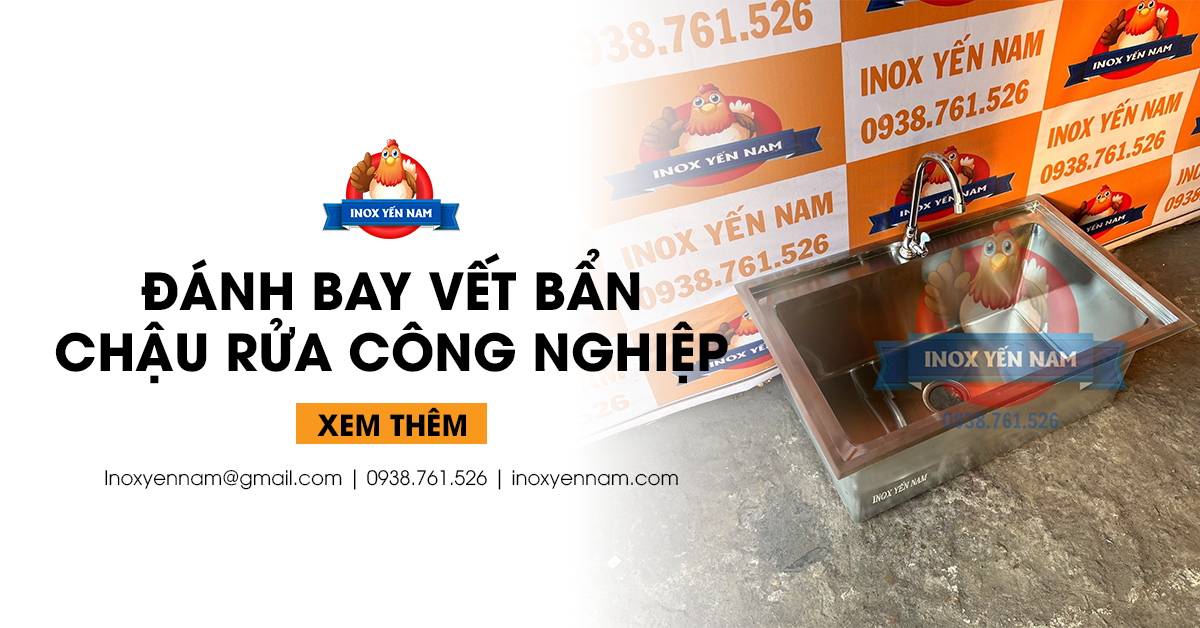 Tổng Hợp Những Cách Đánh Bay Vết Bẩn Chậu Rửa Công Nghiệp