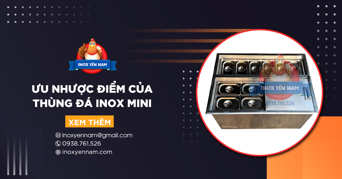 Khám Phá Ưu Nhược Điểm Của Thùng Đá Inox Mini