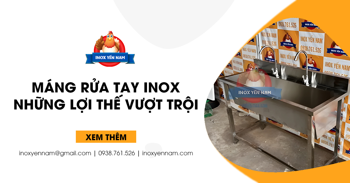 Máng Rửa Tay Inox Và Những Lợi Thế Vượt Trội