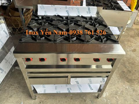 Bếp âu công nghiệp 6 họng - Những lợi ích không thể chối bỏ