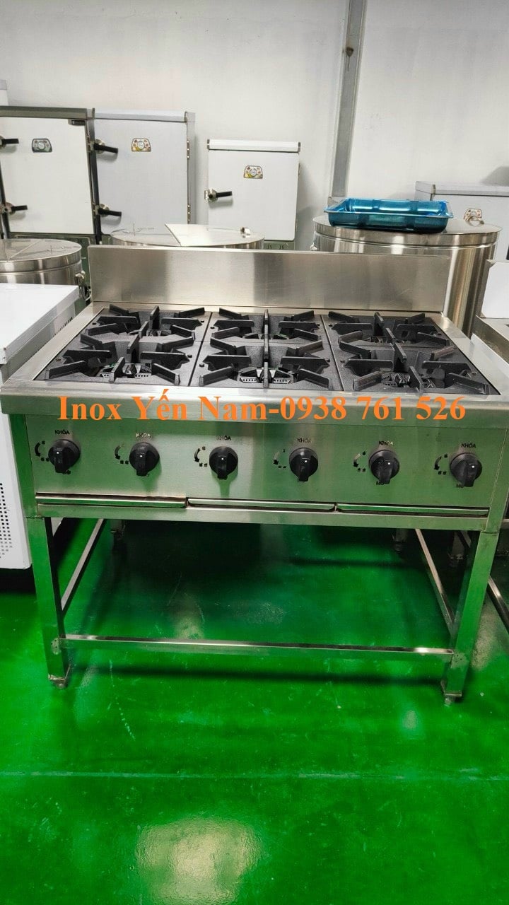 Bếp âu 6 họng: Lựa chọn hàng đầu cho những đầu bếp chuyên nghiệp
