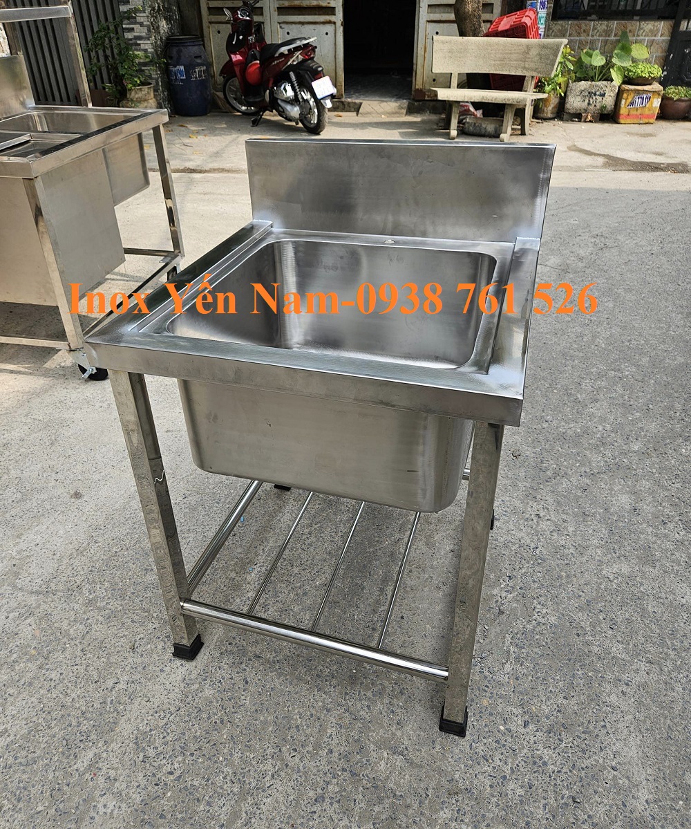 Chậu rửa công nghiệp 1 hộc - Sự lựa chọn hoàn hảo giữa tiện ích và thẩm mỹ