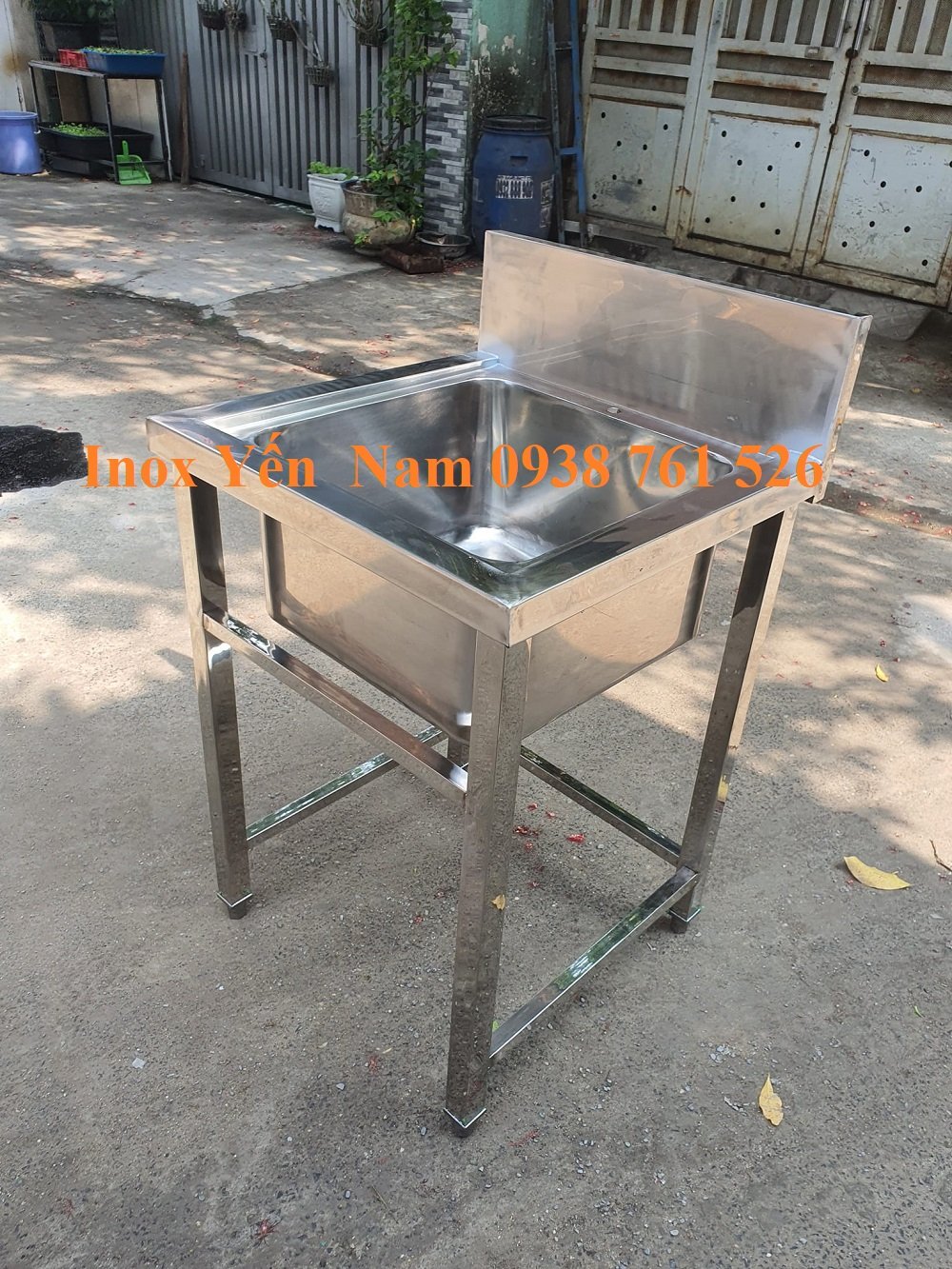 Chậu rửa công nghiệp 1 hộc - Sự thiết kế hoàn hảo