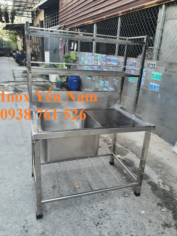 Sự đa dạng về kích thước của chậu rửa công nghiệp 1 hộc