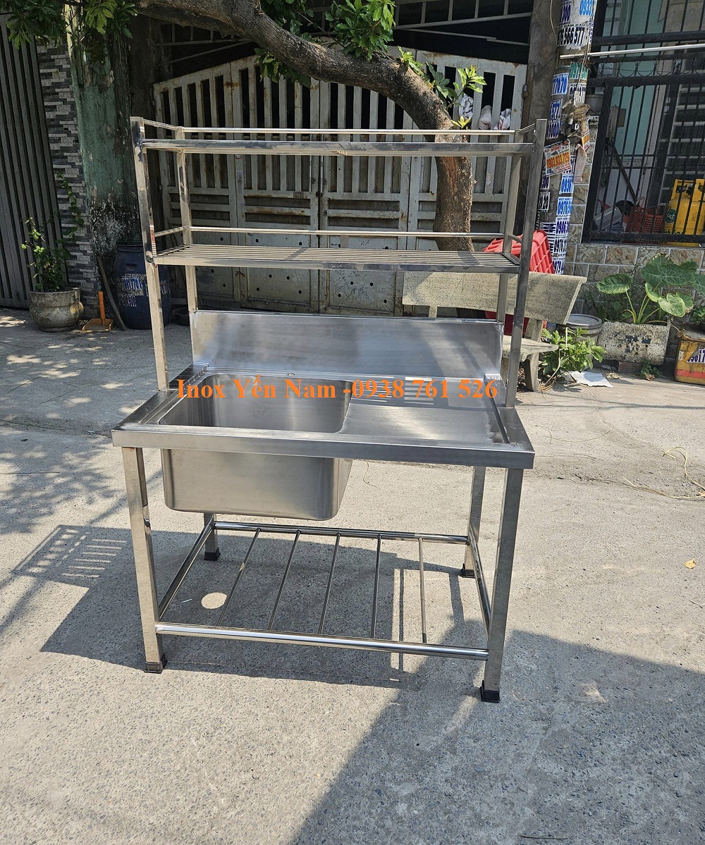Chậu rửa công nghiệp 1 hộc: Sự lựa chọn hàng đầu cho nhà hàng