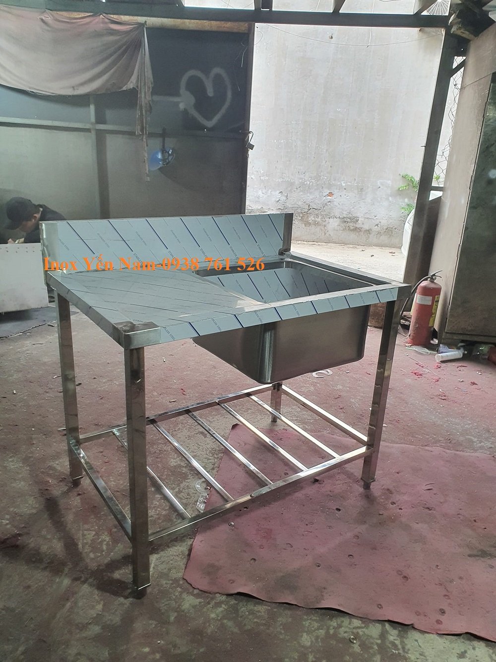Chậu rửa công nghiệp 1 hộc: Đáng tin cậy và bền bỉ