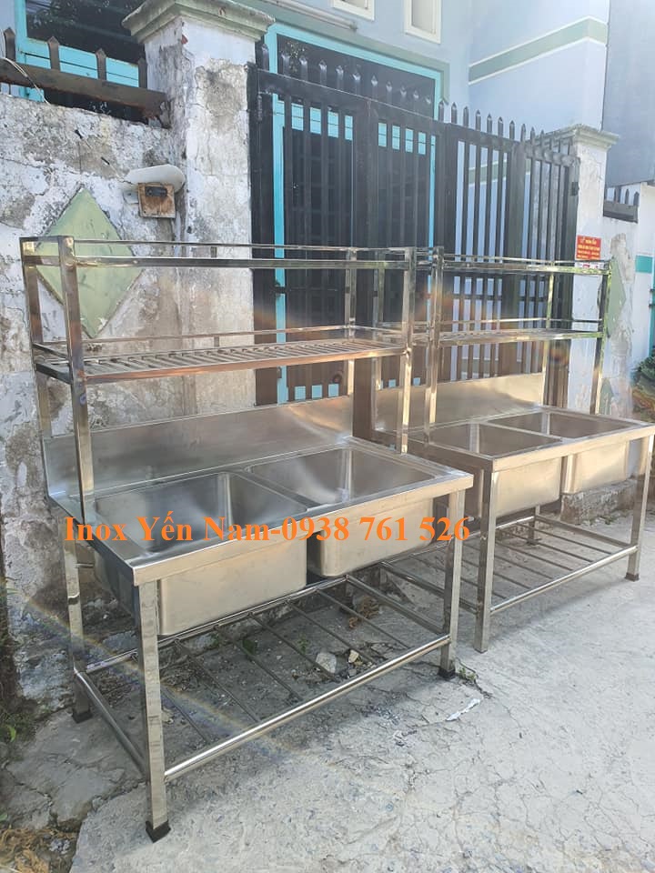 Chậu rửa công nghiệp 2 hộc:Xứng đáng đồng tiền