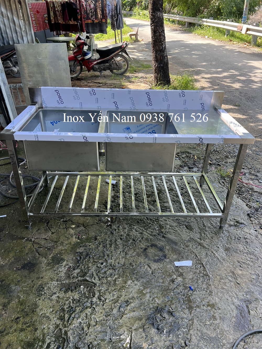 Chậu Rửa Inox Công Nghiệp 304 – Bền Bỉ, Chống Gỉ, Dễ Vệ Sinh