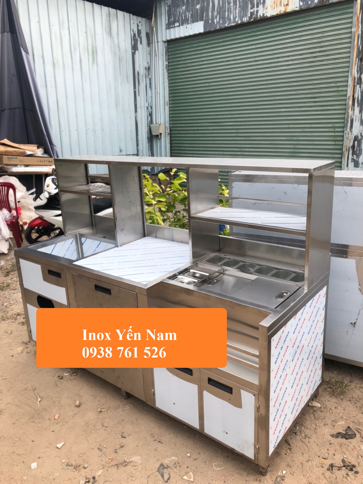 Khám phá những mẫu quầy pha chế inox trà sữa đẹp nhất hiện nay