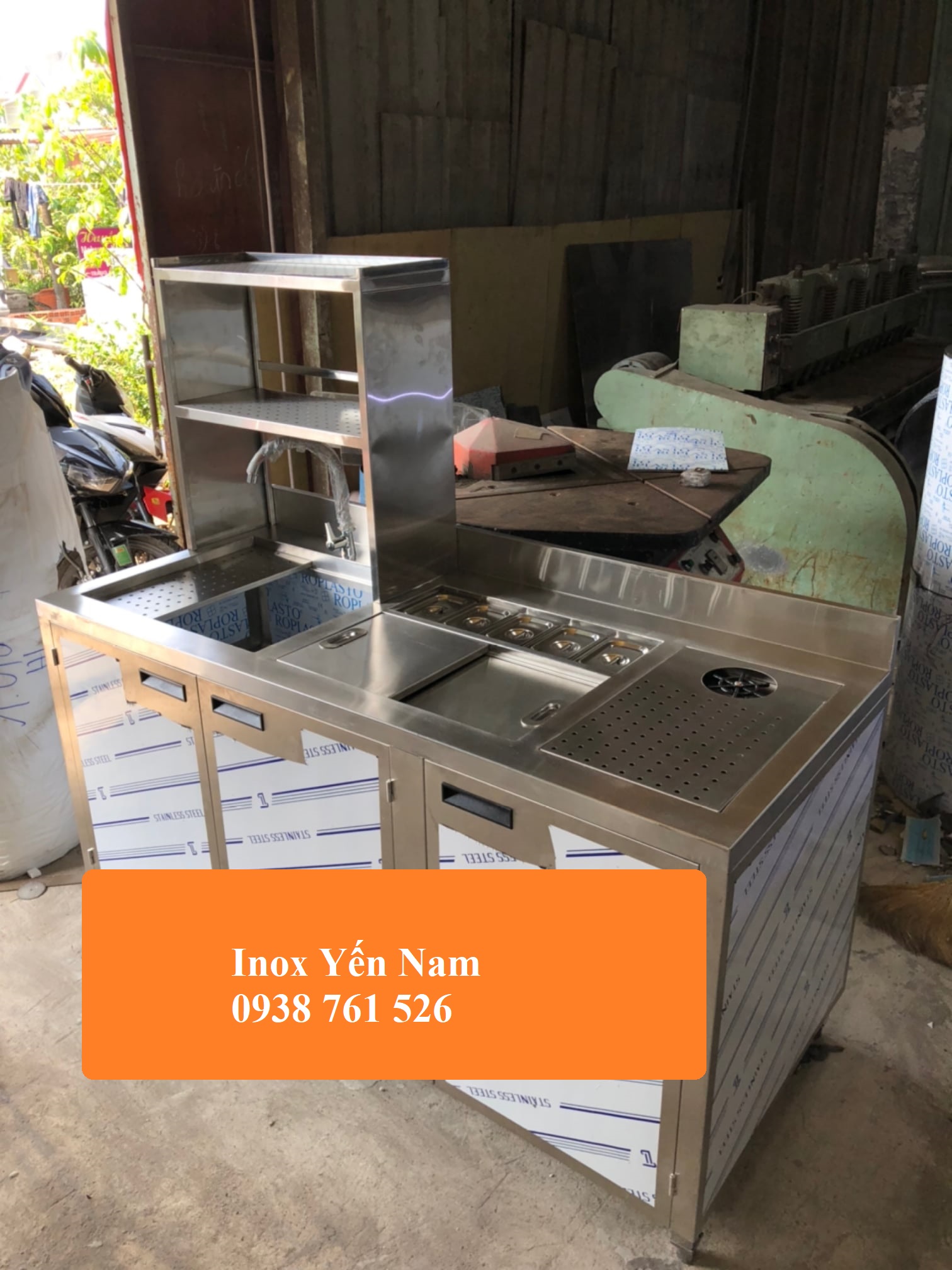 Những điểm cần lưu ý khi lắp đặt quầy pha chế inox trà sữa cho quán