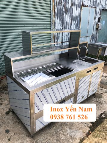 Những mẫu quầy pha chế inox đẹp và sang trọng cho không gian quán cafe