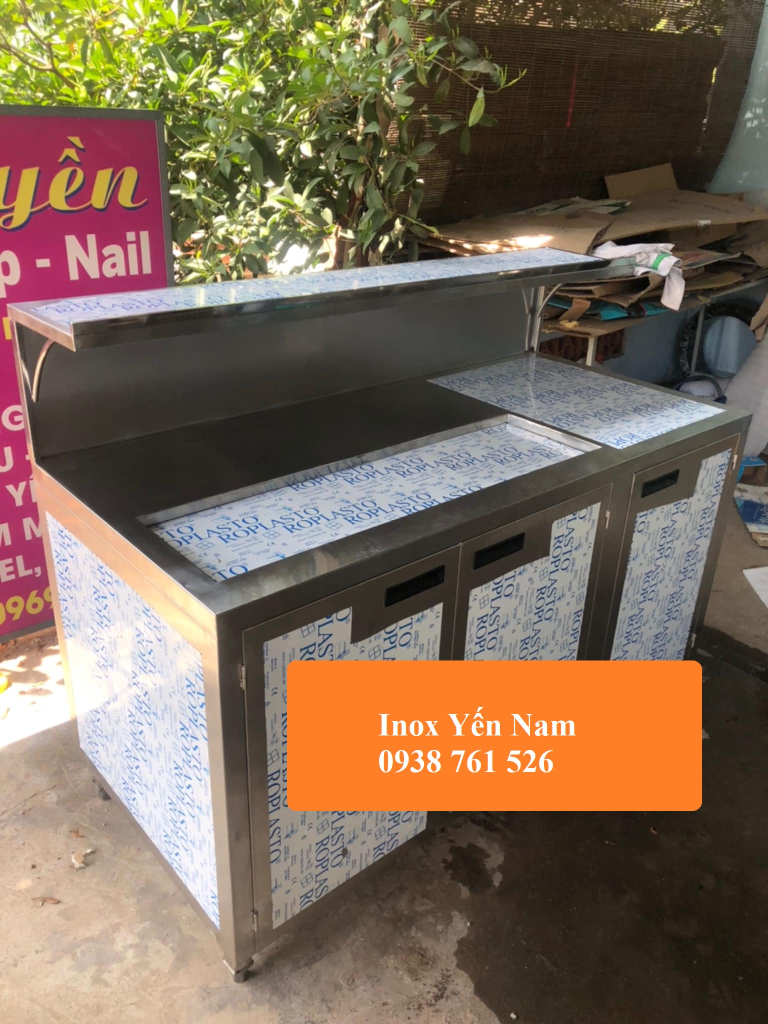 Quầy pha chế inox café - giải pháp tiện lợi cho quán cà phê nhỏ