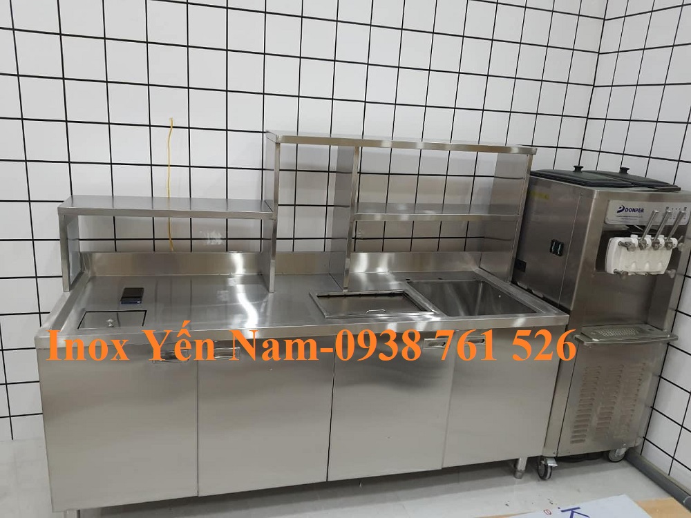 Quầy pha chế inox: Tạo điểm nhấn cho quán cafe của bạn
