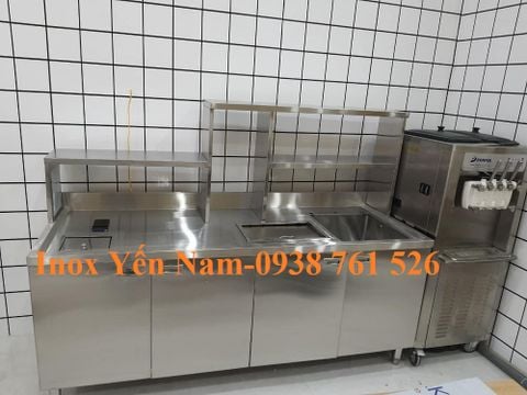 Quầy pha chế inox: Tạo điểm nhấn cho quán cafe của bạn