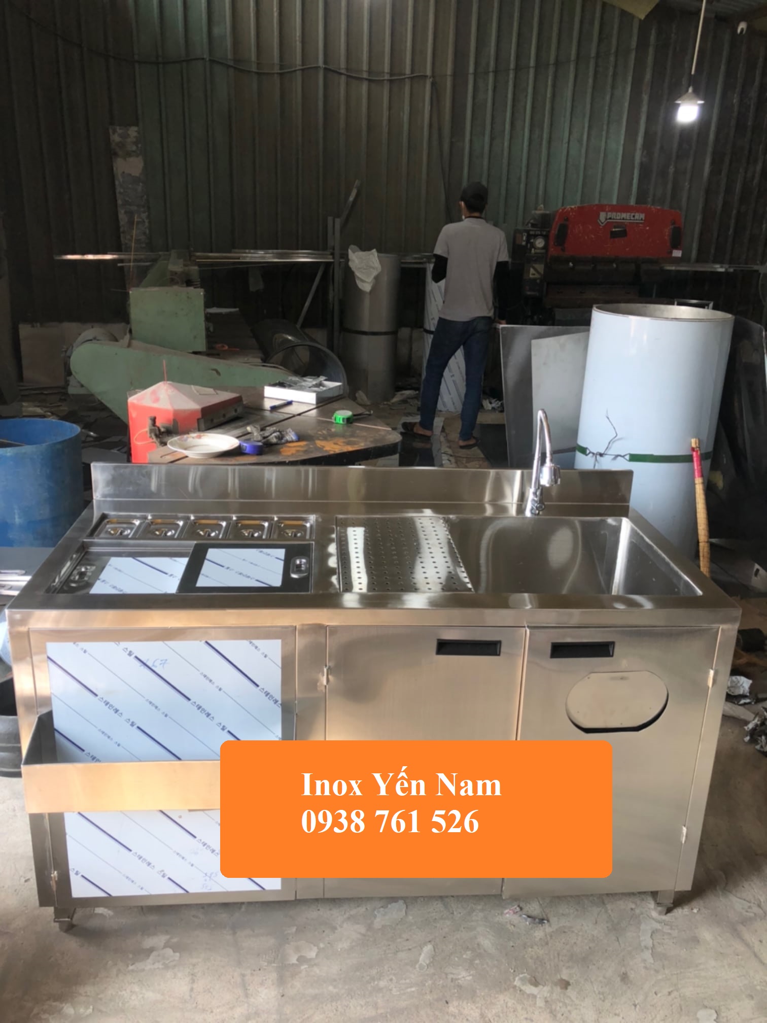 Quầy pha chế inox café - sự lựa chọn hàng đầu cho các quán cà phê hiện đại