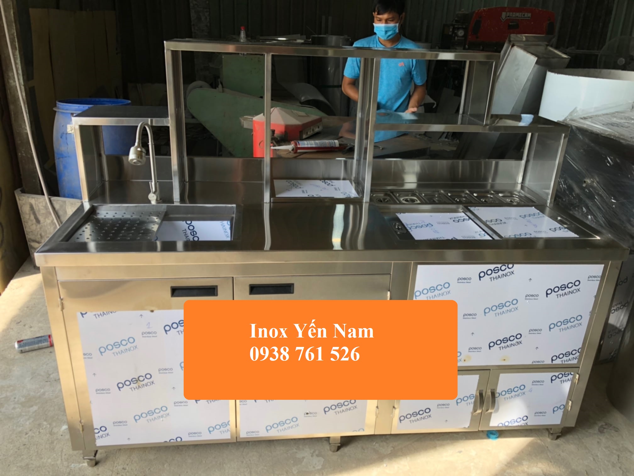Đánh giá các loại quầy pha chế inox phổ biến trên thị trường