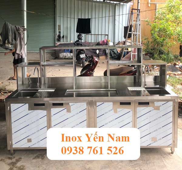 Những lợi ích không thể bỏ qua khi sử dụng quầy pha chế inox trà sữa.