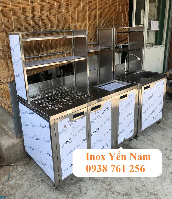 Quầy pha chế inox - xu hướng mới trong ngành bếp công nghiệp