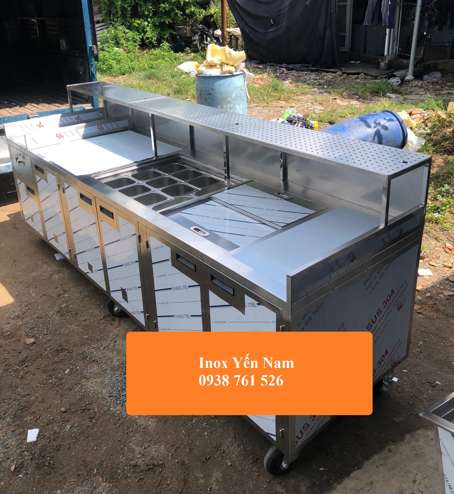 Tại sao quầy pha chế inox là lựa chọn hàng đầu của các quán cafe?