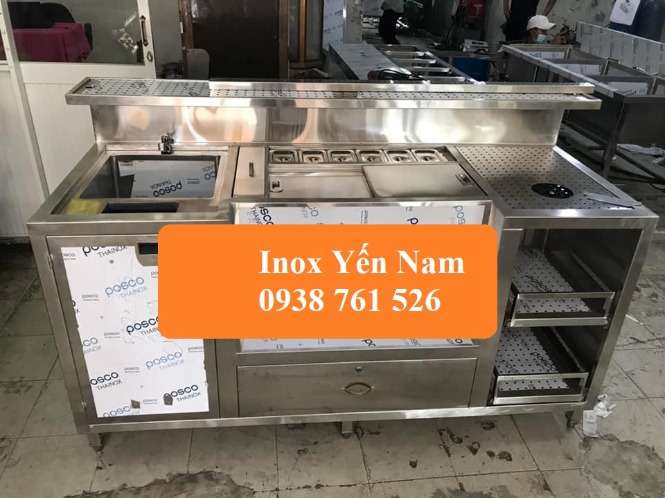 Đánh giá chất lượng và giá trị của quầy bar inox trà sữa