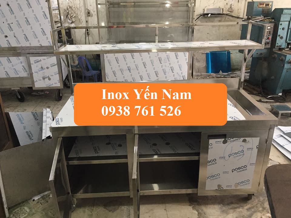 Quầy bar inox trà sữa - giải pháp lý tưởng cho quán cafe