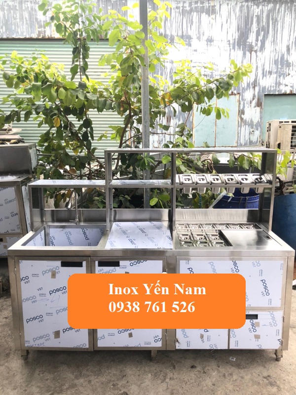 Cách bố trí quầy trà sữa inox để tăng doanh thu