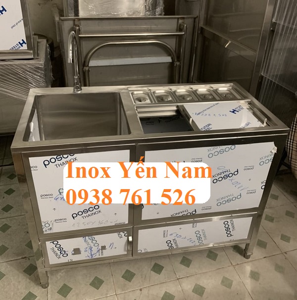 Thùng đá inox âm quầy: giải pháp tiết kiệm không gian và tối ưu công việc