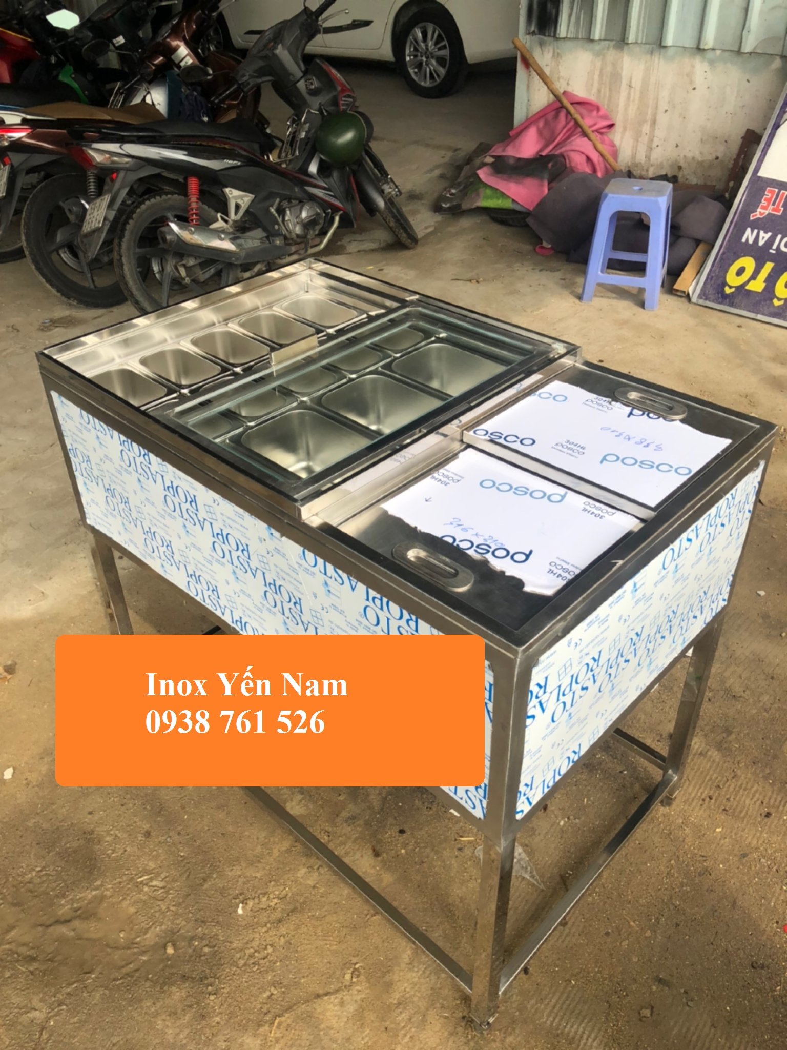 Cách làm và vệ sinh thùng đá inox