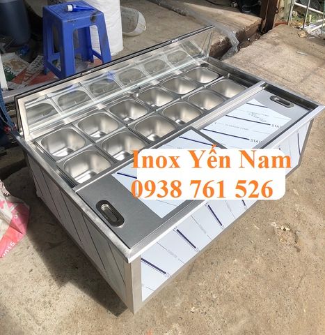 Thùng đá inox âm: cách tạo không gian ấn tượng cho quán cafe