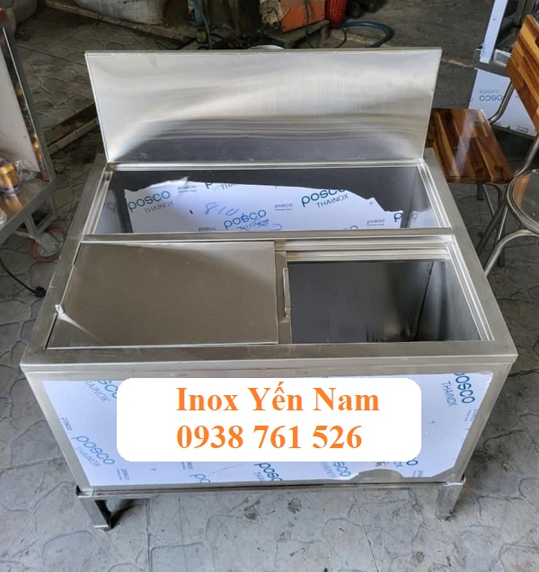 Cách sử dụng thùng inox đựng đá một cách an toàn