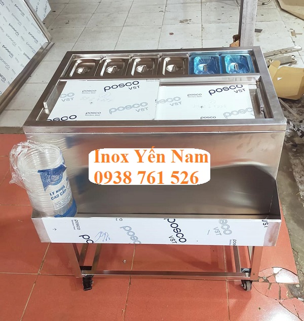 Thùng đá inox quầy bar - Đồ dùng không thể thiếu trong quán bar hiện đại