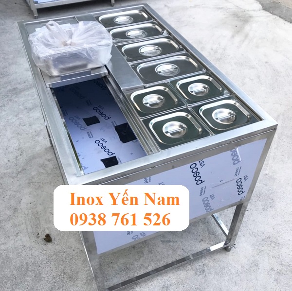 Thùng đá inox quầy bar - Giải pháp tối ưu cho việc bảo quản đá và nước giải khát