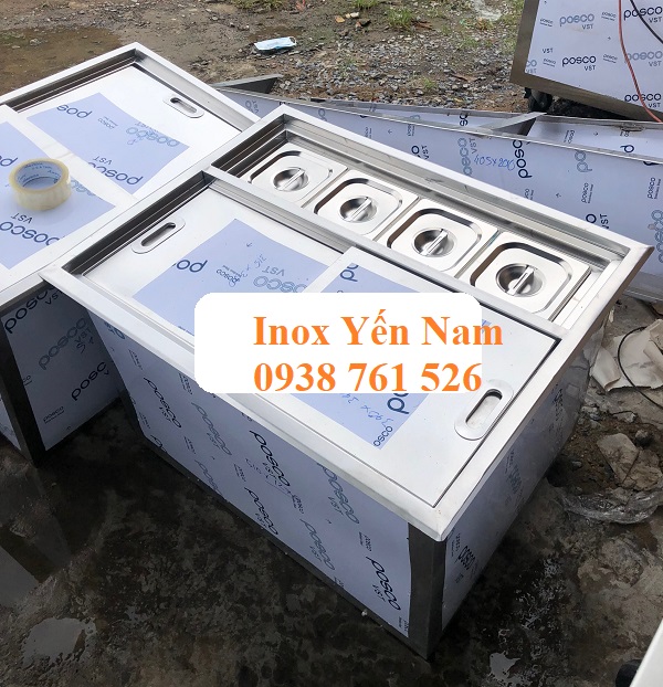 Thùng đá inox - sản phẩm không thể thiếu trong pha chế thức uống