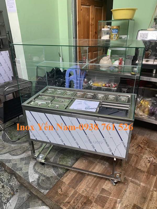 Thùng đá inox - Đồng hành cùng bạn trong mọi quán cafe