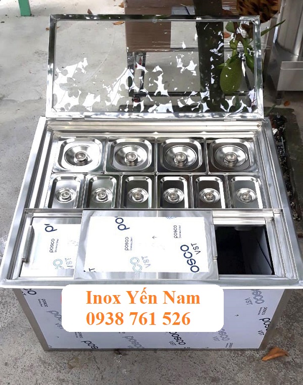 Thùng đá inox - Giải pháp tiết kiệm năng lượng cho việc bảo quản topping