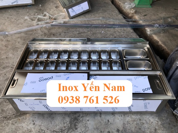 Thùng đá inox - một sản phẩm không thể thiếu cho quán cafe