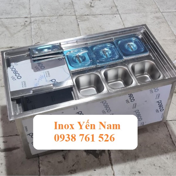 Thùng đá inox âm bàn - Giải pháp lưu trữ đáng tin cậy cho nhà hàng