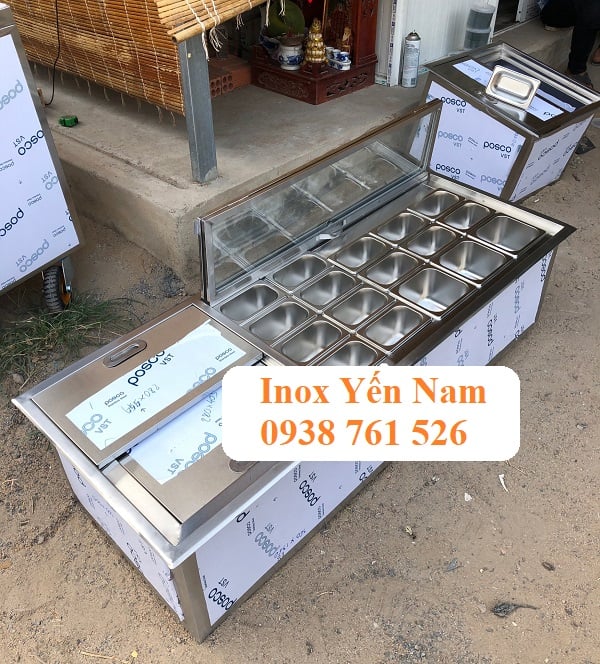 Thùng đá inox âm bàn - Giải pháp tiết kiệm không gian cho nhà hàng