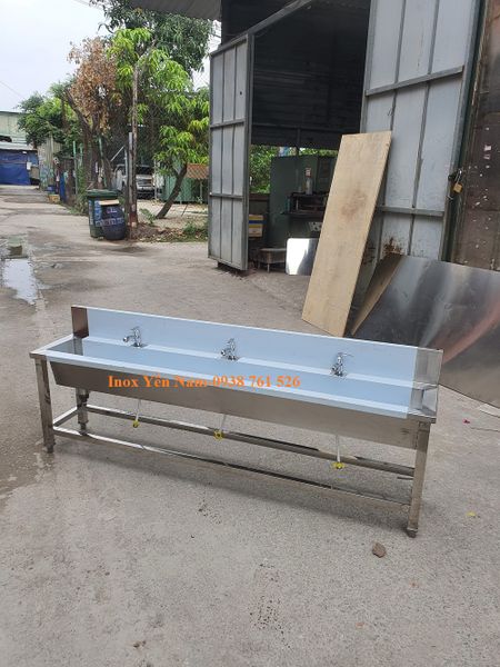 máng rửa tay inox