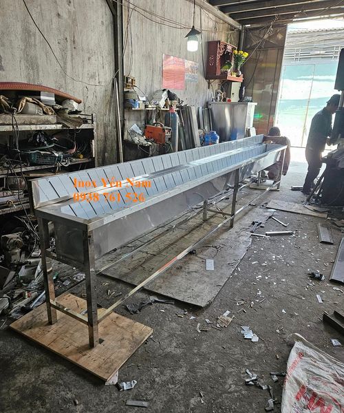 máng rửa tay inox