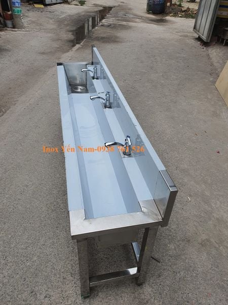 máng rửa tay inox