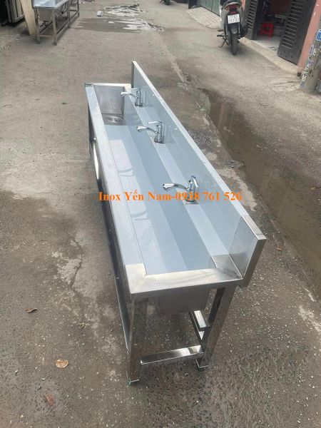 máng rửa tay inox