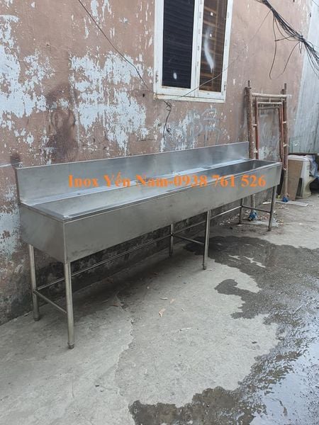 máng rửa tay inox