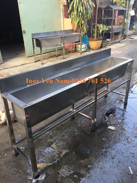 máng rửa tay inox