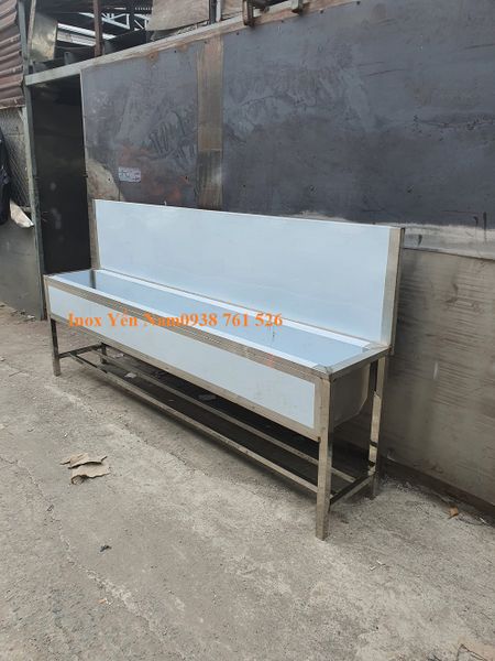 máng rửa tay inox