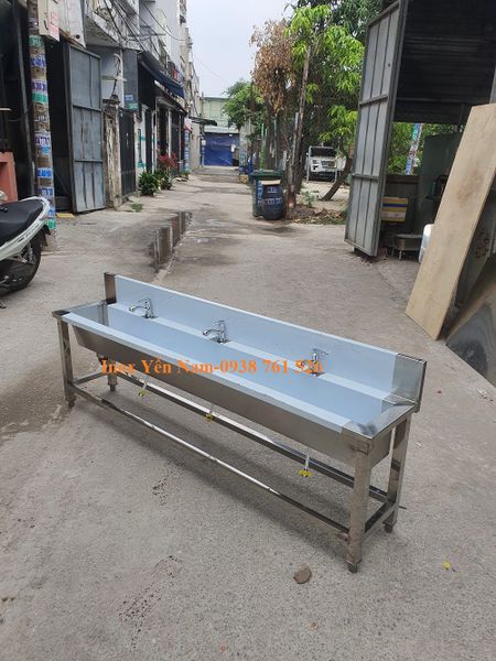 máng rửa tay inox