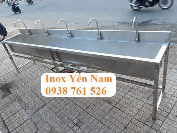 máng rửa tay inox