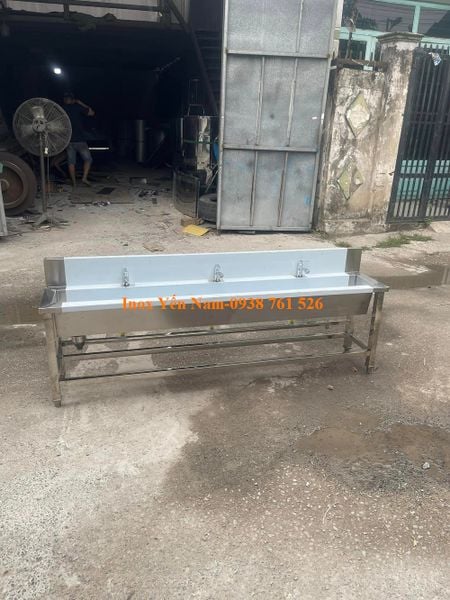 máng rửa tay inox