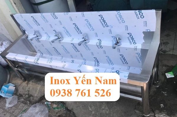 máng rửa tay inox